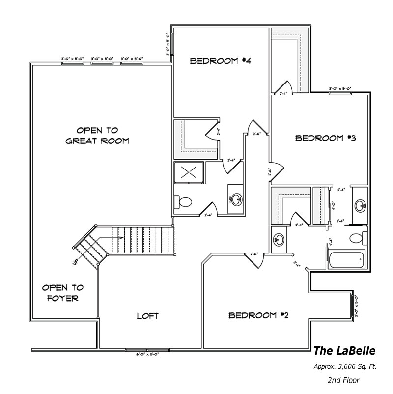 The LaBelle The LaBelle 2nd Floor Plan