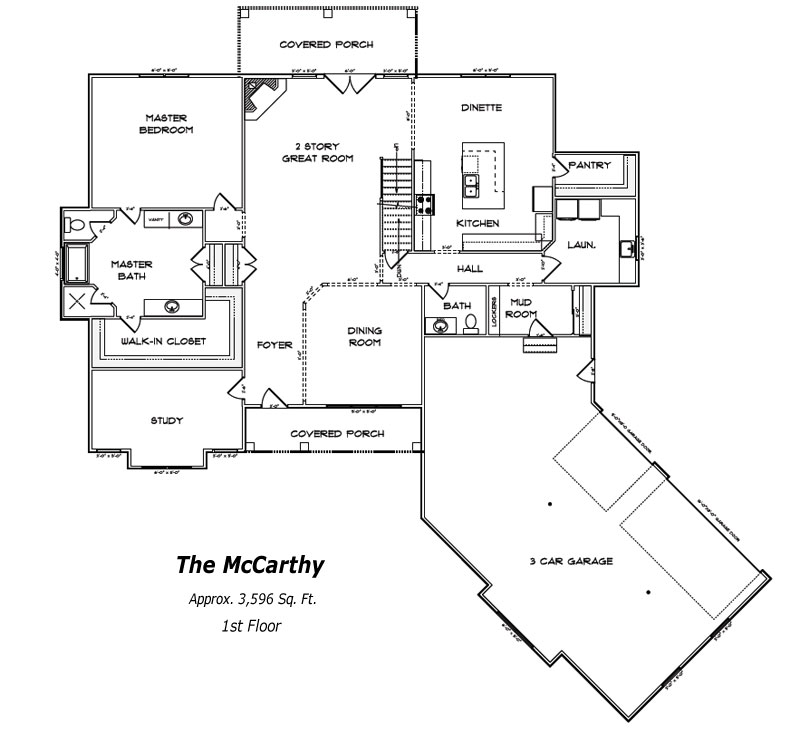 The McCarthy 1st Floor Plan