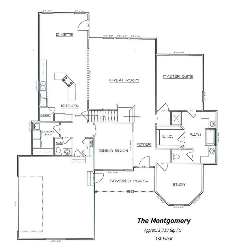 Montgomery Floor Plan First Floor