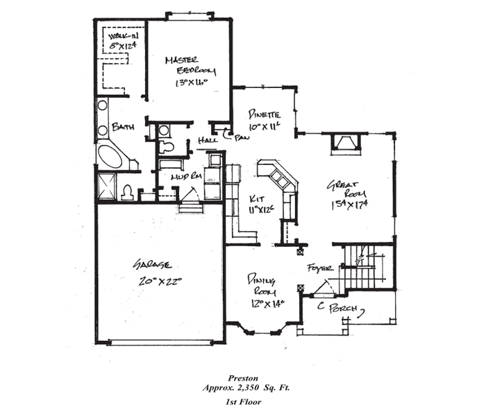 Preston Floor Plan