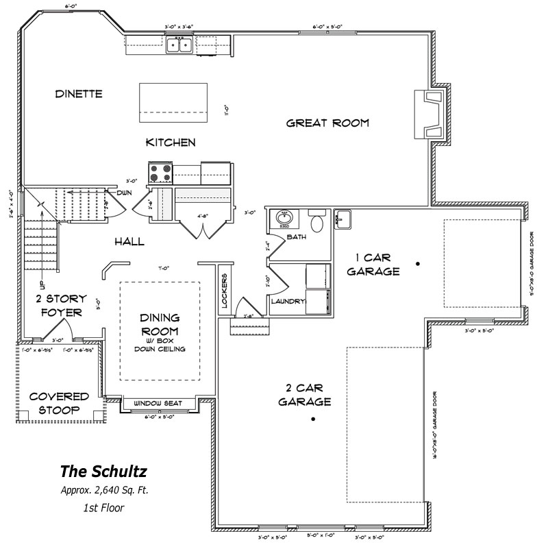 The Schultz 1st Floor Plan